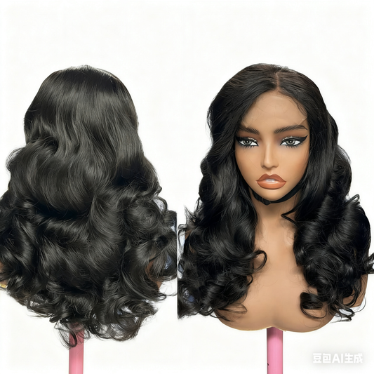 5*5Perruque Grossiste Closure Wig Human Hair Loose Bouncy Wave Wig Transparent Lace Original Vietnamese Wig Perruque Loose Wave
