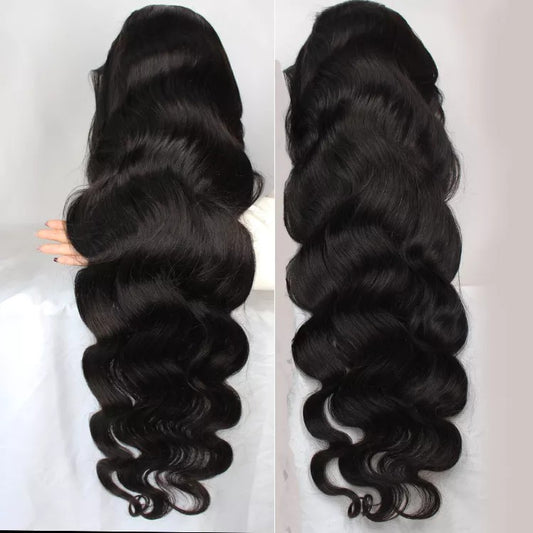 13*4HD Full Frontal lace wig 越南发Double drawn Body wave （蛇曲）头套